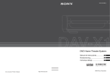 Sony DAV-X1 Instrukcja obsługi