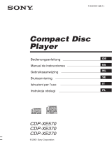 Sony cdp xe270 s Instrukcja obsługi