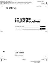 Sony STR-DE598 Instrukcja obsługi