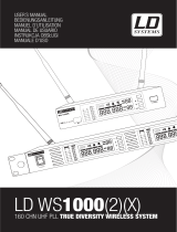 LD Systems WS1000(2)(X) Instrukcja obsługi