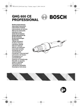 Bosch GHG 600 CE Instrukcja obsługi