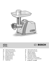 Bosch MFW4 Serie Instrukcja obsługi