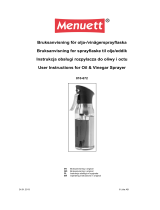 Menuett Olje-/eddikflaske Instrukcja obsługi