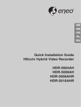 Eneo HDR-5008AH Quick Installation Manual