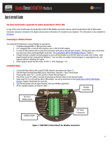 Sierra QuadraTherm 640i/780i Modbus Quick Installation Guide