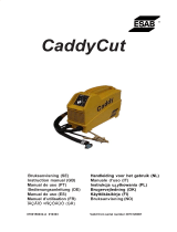 ESAB CaddyCut Instrukcja obsługi