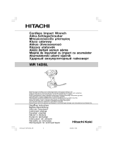 Hitachi WR 14DSL Instrukcja obsługi