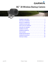 Garmin BC 20, tradlos backkamera Instrukcja instalacji