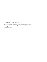 Lenovo 3000 V200 Podręcznik Obsługi I Rozwiązywania Problemów