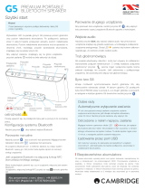 Cambridge Audio G5 Skrócona instrukcja obsługi