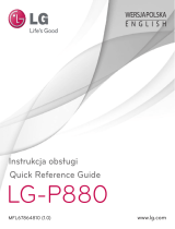 LG LGP880.ACZEBK Instrukcja obsługi