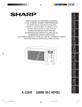 Sharp R15AM Horeca Pro Instrukcja obsługi