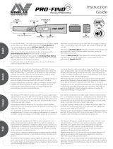 Minelab PRO-FIND 25 Instrukcja obsługi