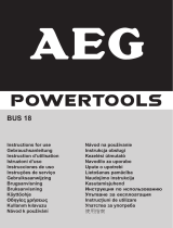 AEG BUS 18 Instrukcja obsługi