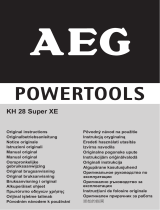 AEG KH 28 SUPER XE Instrukcja obsługi
