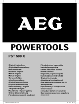 AEG PST500X Instrukcja obsługi