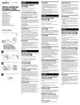 Sony MDR-EX81SL Instrukcja obsługi