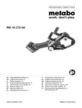 Metabo RB 18 LTX 60 Instrukcja obsługi