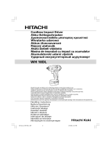 Hitachi WH10DL Handling Instructions Manual