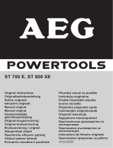 AEG ST 800 XE Instrukcja obsługi