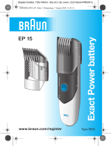 Braun EXACT POWER BATTERY Instrukcja obsługi