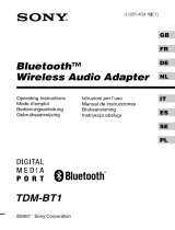Sony TDM-BT1 Instrukcja obsługi