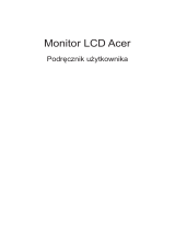 Acer G233HL Instrukcja obsługi