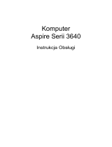 Acer Aspire 3640 Instrukcja obsługi