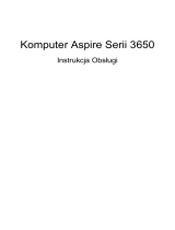 Acer Aspire 3650 Instrukcja obsługi