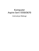 Acer Aspire 5550 Instrukcja obsługi