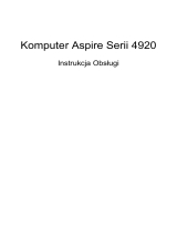 Acer Aspire 4920 Instrukcja obsługi