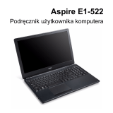 Acer Aspire E1-522 Instrukcja obsługi