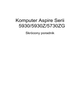Acer Aspire 5730ZG Skrócona instrukcja obsługi