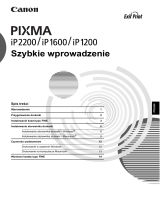 Canon PIXMA iP1600 instrukcja