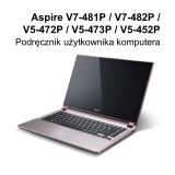 Acer Aspire V7-481G Instrukcja obsługi