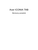 Acer W500P Skrócona instrukcja obsługi