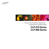 HP Samsung CLP-612 Color Laser Printer series Instrukcja obsługi