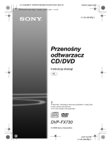 Sony DVP-FX730 Instrukcja obsługi