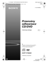 Sony DVP-FX930 Instrukcja obsługi