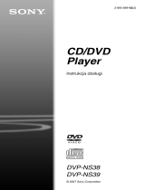 Sony DVP-NS39 Instrukcja obsługi