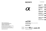 Sony DSLR-A230 Instrukcja obsługi
