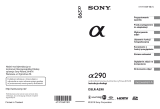 Sony DSLR-A290 Instrukcja obsługi