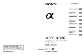 Sony DSLR-A300X Instrukcja obsługi