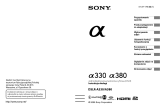 Sony DSLR-A330L Instrukcja obsługi