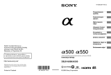 Sony DSLR-A550L Instrukcja obsługi