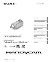 Sony DCR-SX73E Instrukcja obsługi