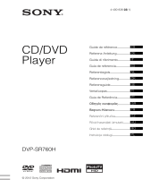 Sony DVP-SR760H Instrukcja obsługi
