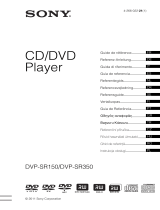 Sony DVP-SR150 Instrukcja obsługi
