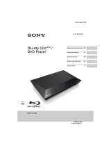Sony BDP-S1100 Instrukcja obsługi