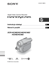 Sony DCR-HC96E Instrukcja obsługi